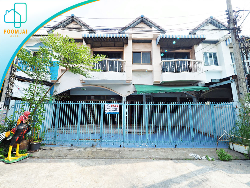 ทาวน์เฮ้าส์ 2 ชั้น หมู่บ้านศุภากร บางกรวย - ไทรน้อย 2หลังตีทะลุ