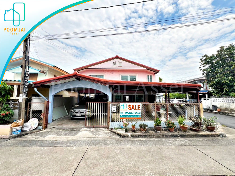 บ้านเดี่ยว 2 ชั้น หมู่บ้านอินทรารักษ์ 2  ซอยนวมินทร์ 75 บึงกุ่ม กรุงเทพฯ (หลังมุม)