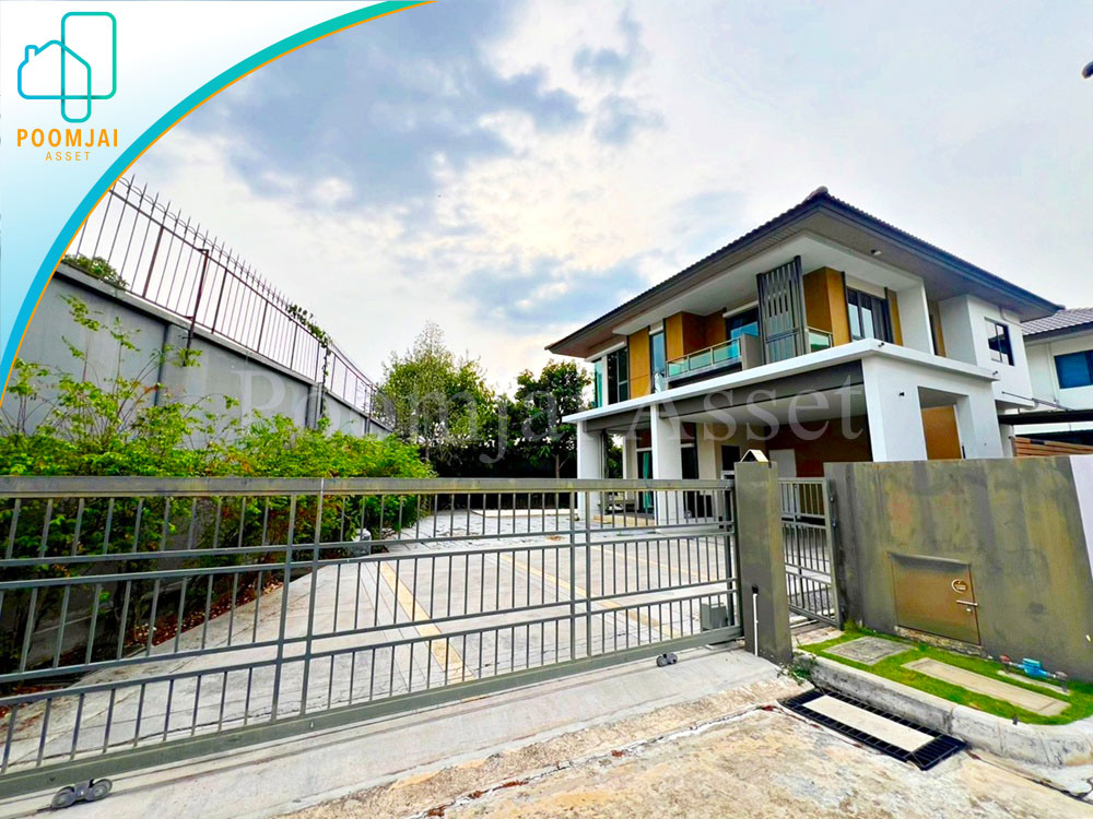 บ้านเดี่ยวแปลงใหญ่  2 ชั้น หมู่บ้าน บุราสิริ ราชพฤกษ์ – 345 หลังริม ( ขายถูกมาก )