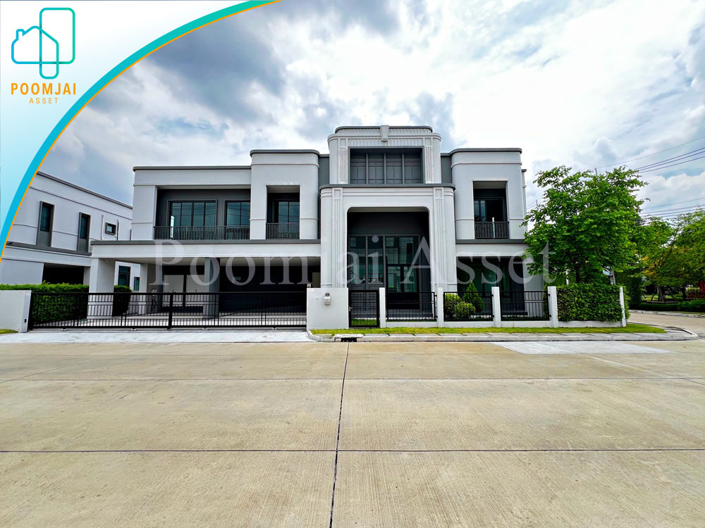 ขายบ้านหรุ โครงการ Setthasiri วงแหวน - จตุโชติ  บ้านหลังมุม ตรงข้ามสวนโครงการ